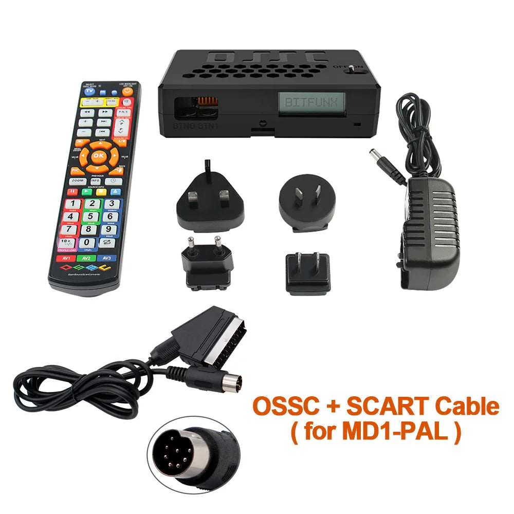 Bitfunx OSSC V1.8 Open Source Scan Converter HDMI Adapter