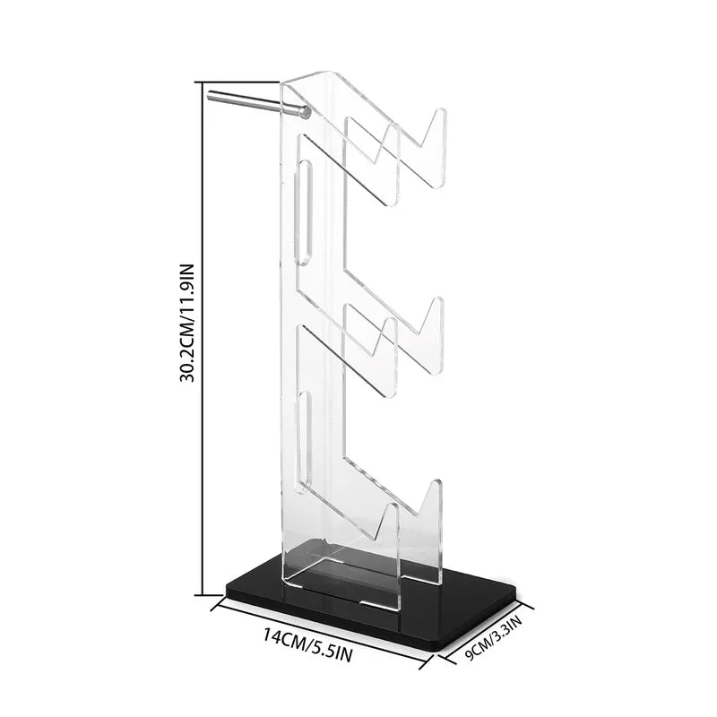 Three layer gaming controller headphone universal stand suitable for Xbox, PS4, PS5, Switch controller
