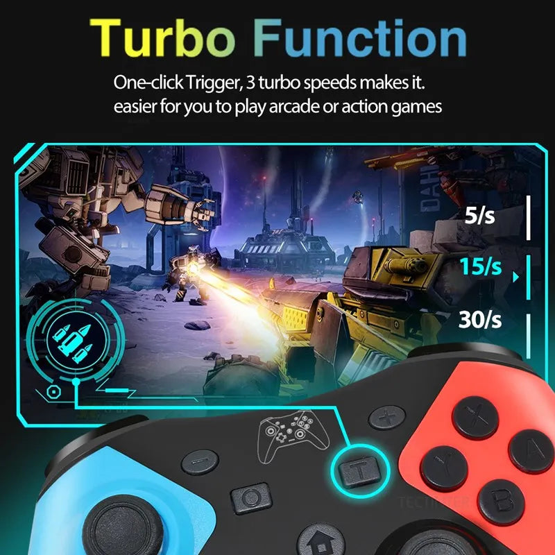 Bluetooth Wireless Controller for Switch, Switch 2, Android, PC
