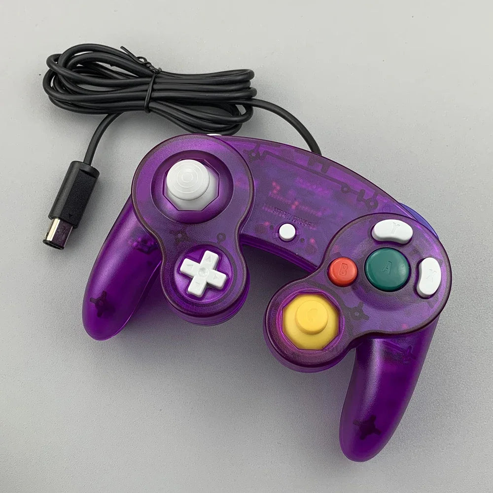New Wired Game Controller for GameCube NGC Single Button Wired Gamepad Joystick for NGC Game Console