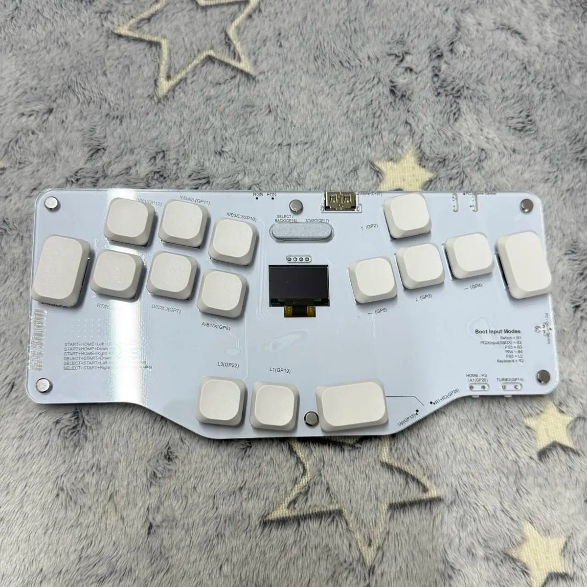 Mixbox One Handed Mechanical Keyboard, Hot Swap RGB Wired