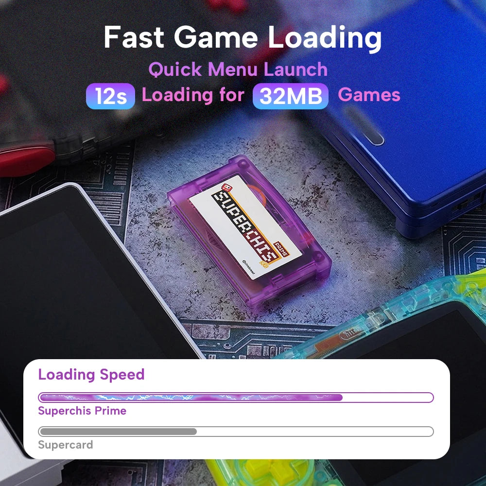 GBA SuperChis Prime Game Reader Cart for NDS/NDSL/GB Player