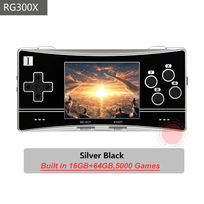 ANBERNIC RG300X Handheld Console with 64G TF Card, 5000 Games