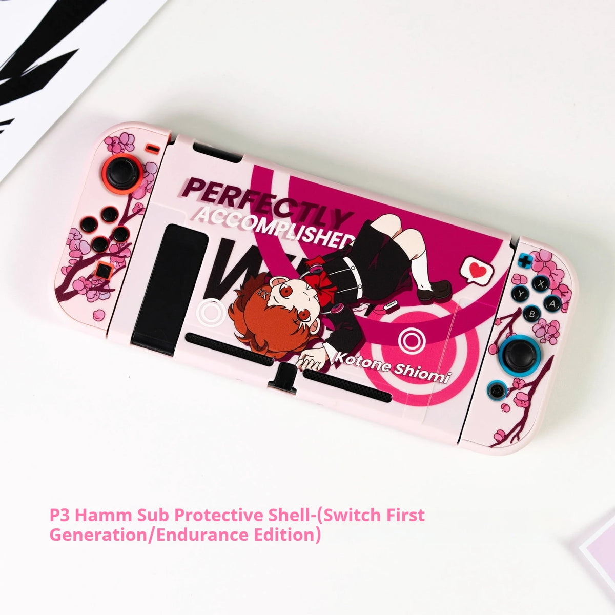 Shiomi Switch 2 Protective Case Persona 3 Kotone Soft Tpu Cover For Switch Oled Lite Anti Scratch Custom Printed Design