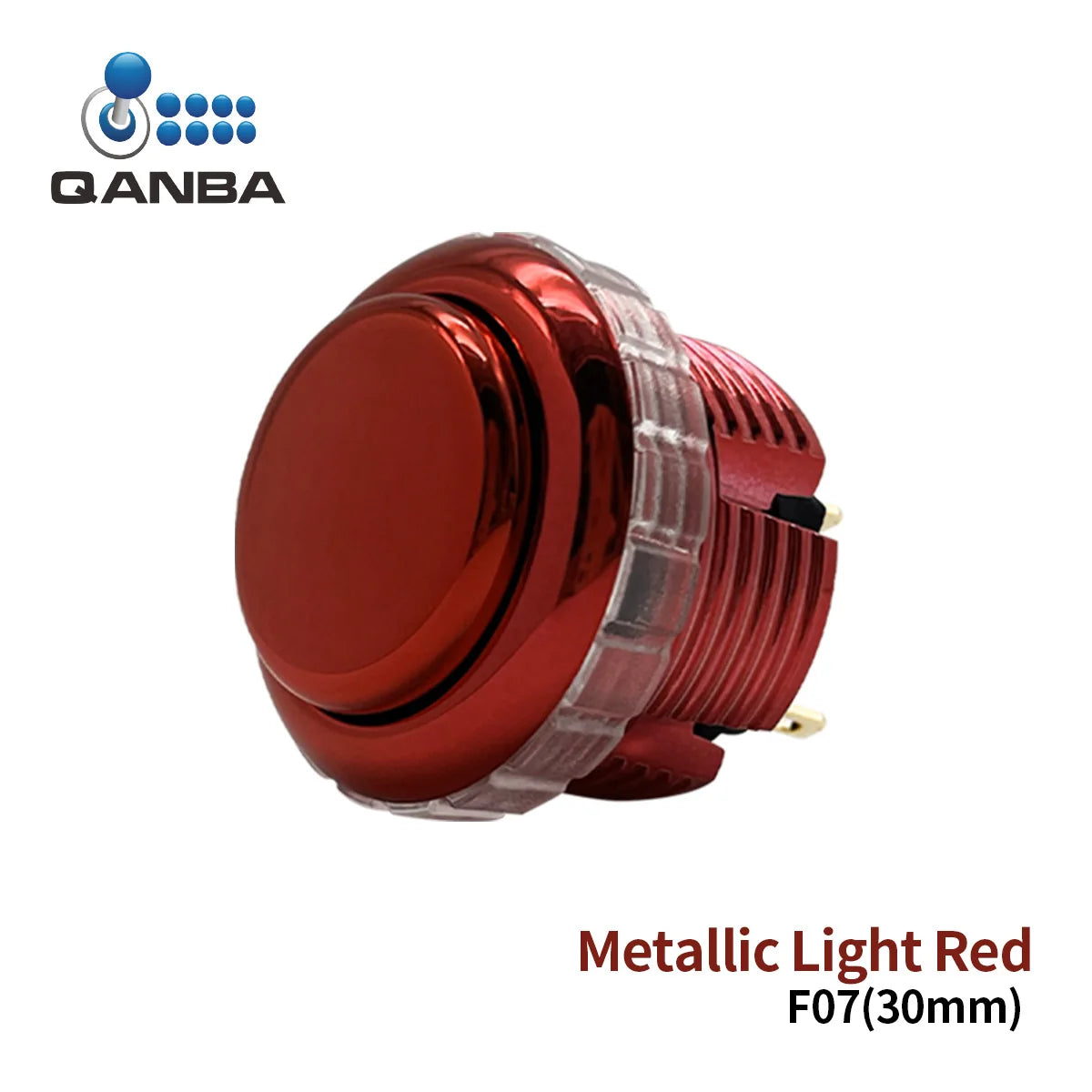 QANBA Gravity LX Arcade Buttons Metallic Color 30mm Mechanical Pushbutton Switch Arcade Stick Accessory DIY Parts