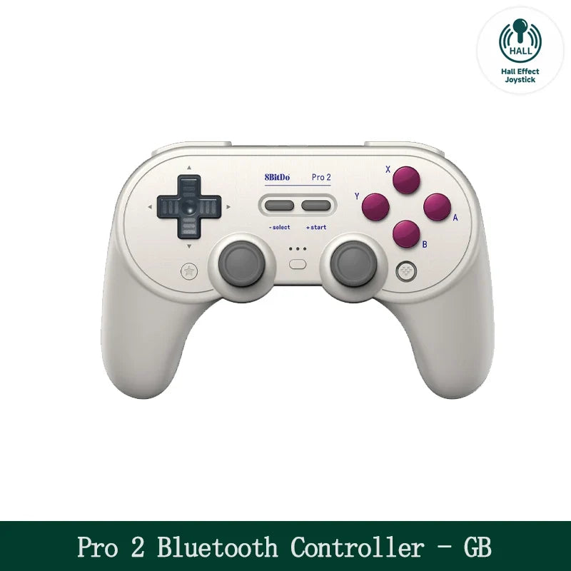 8BitDo Pro 2 Bluetooth Gamepad with Hall for Switch, PC, Android