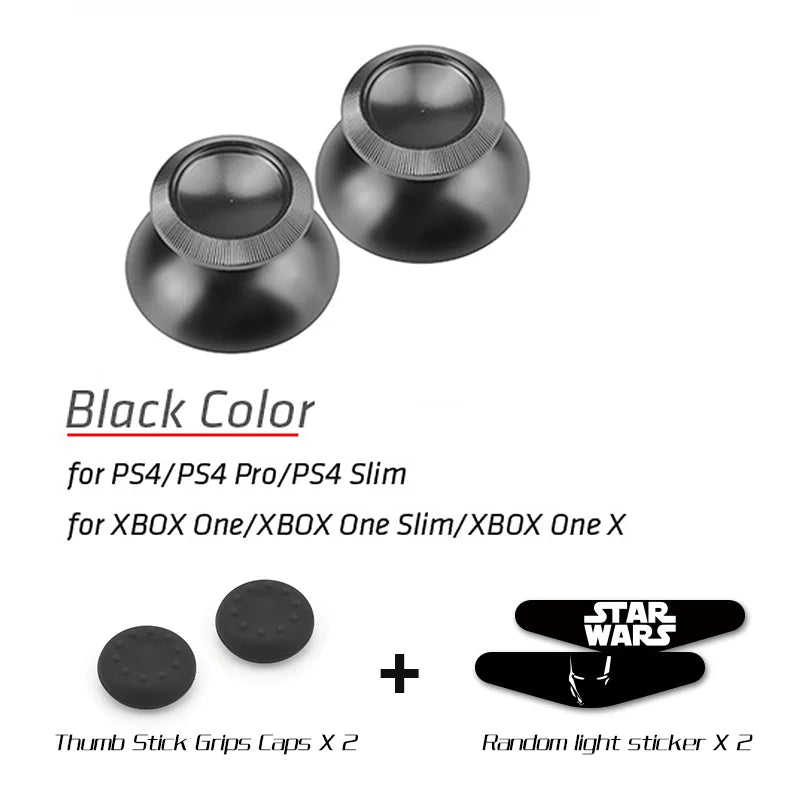Data Frog Metal Thumbsticks for PS4 Slim/Pro, Xbox One Slim