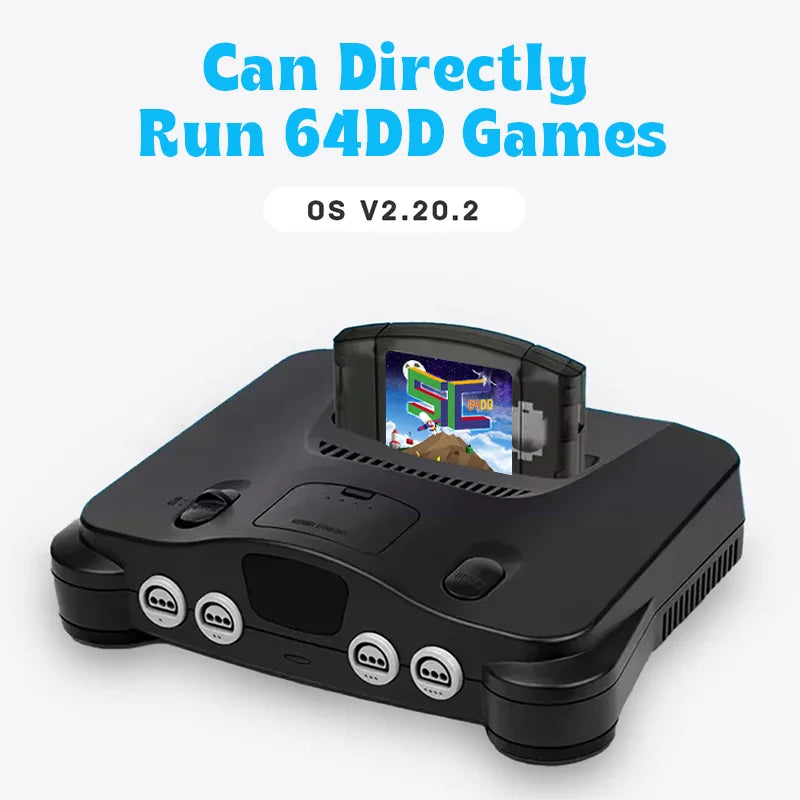 EVERGENESIS 64 Open Source N64 5000 in 1 Game Cartridge For Nintendo 64 Game Card free 32G Card Compatibility Support 64DD Games