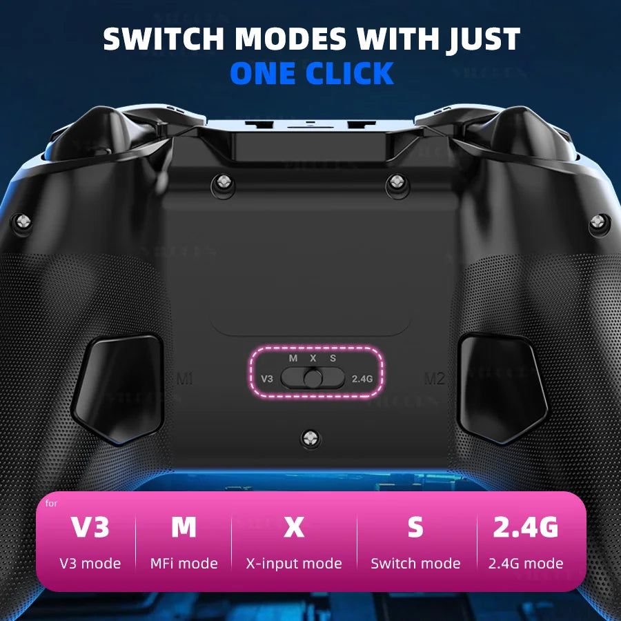 VILCORN G6 Wireless Hall Controller for Phone, PC and Switch
