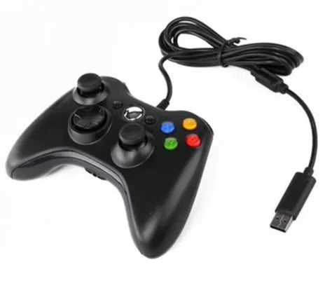 For Xbox 360 /360 Slim USB Wired Controller Console Gamepad Joypad For PC Joystick For 360 Console with Dual-Vibration Turbo