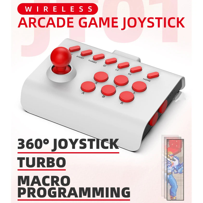 Arcade Gamepad Bluetooth Controller for Switch/PS4/PS3/Android