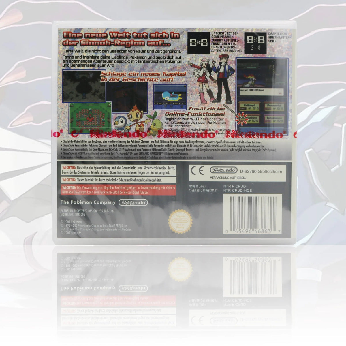 Pokemon Platin-Edition NOE Version, Sealed DS Game Card, German