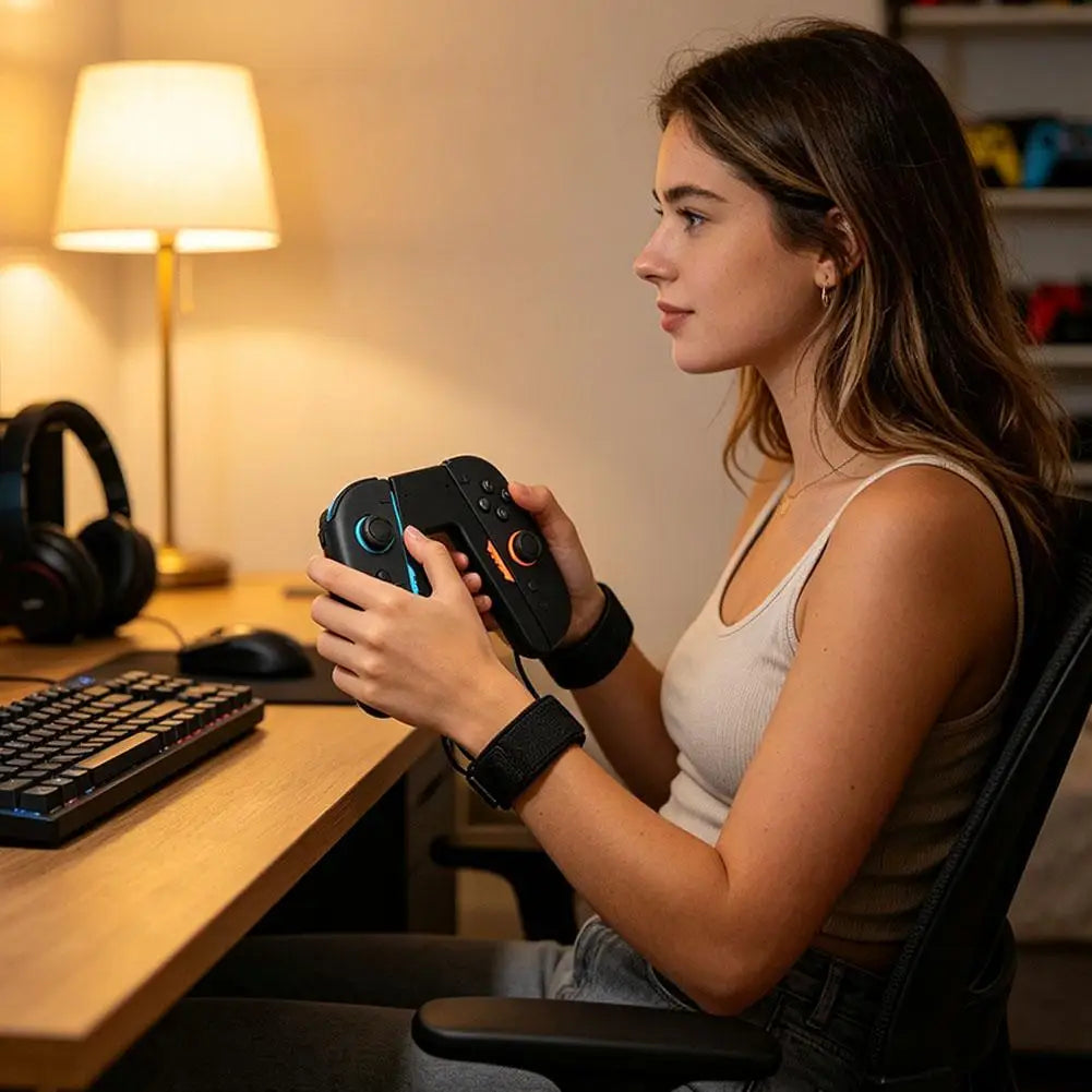 Joy-Con Grip for Nintendo Switch 2, V-Shaped Magnetic Bracket