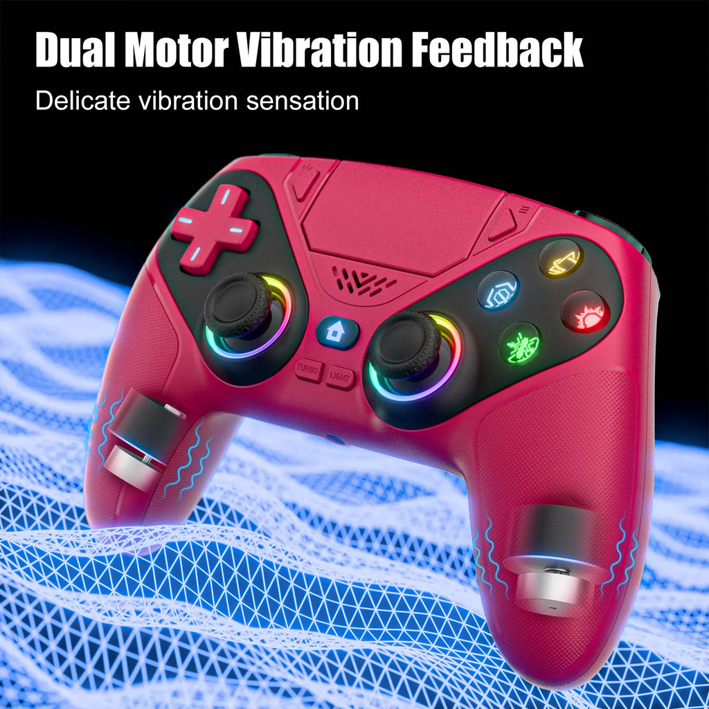 Wireless Controller for PS5, PS5 Slim, PS5 Pro, PC, Hall Stick