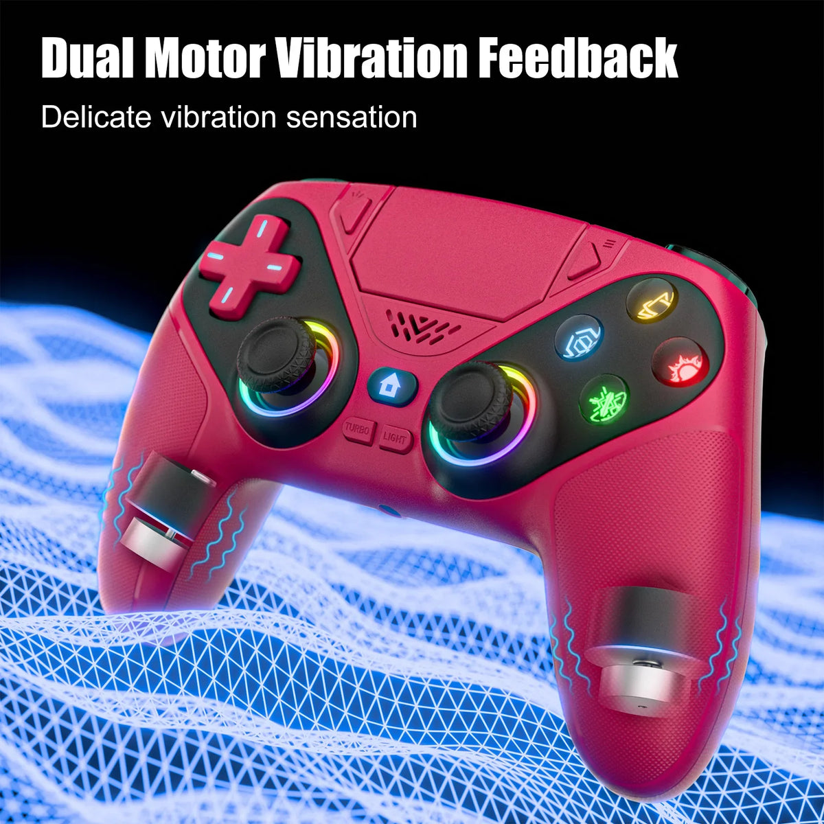 Wireless Controller for PS5, PS5 Slim, PS5 Pro, PC, Hall Stick