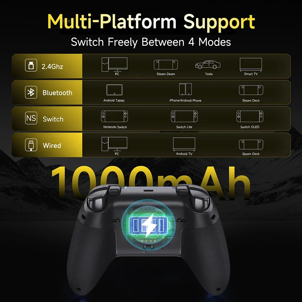 EasySMX X05 Pro Wireless Gamepad for PC, Switch, Phone, Steam, TV