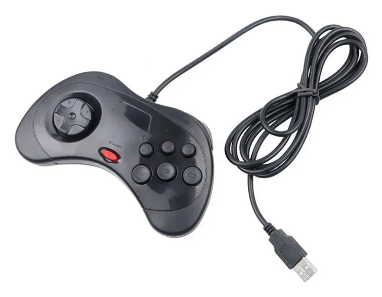 USB Wired Gamepad For Sega Saturn System Controller For Saturn Joystick Joypad USB Classic Game Controller Gamepad Joypad