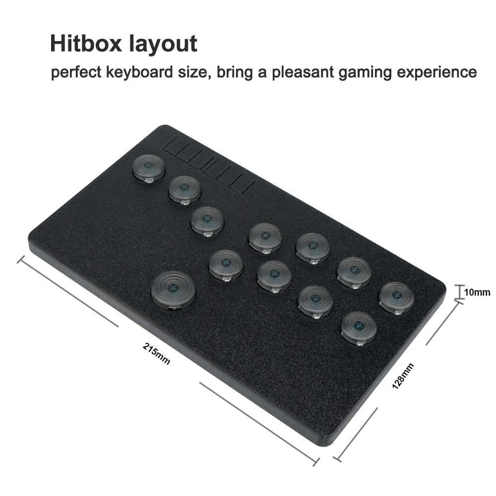 Flatbox Original Hitbox Controller GP2040-CE for PC, PS4, Switch