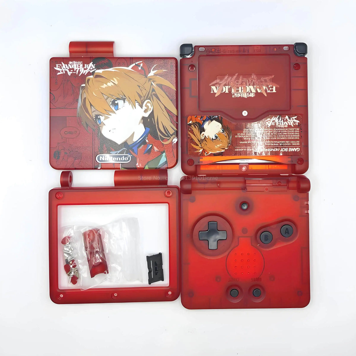 GBA SP (Game Boy Advance SP) Printed DIY Replacement Shell