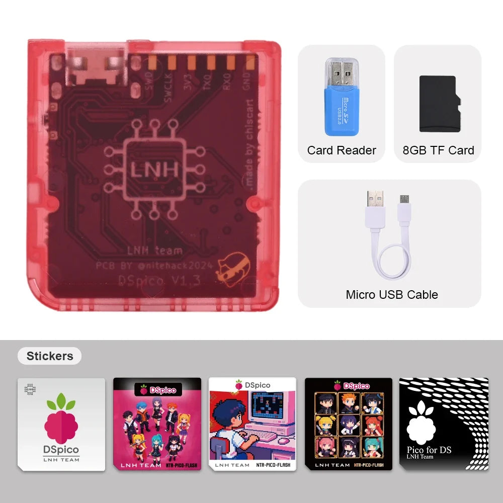 RP2040 MCU DSpico Game Reader Compatible With NDS NDSL DSi 3DS Console