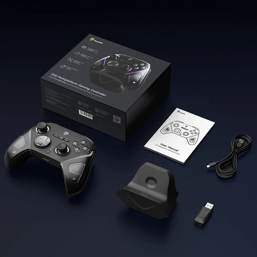 EasySMX D10 TMR Stick Wireless Gamepad for PC, Switch, Steam
