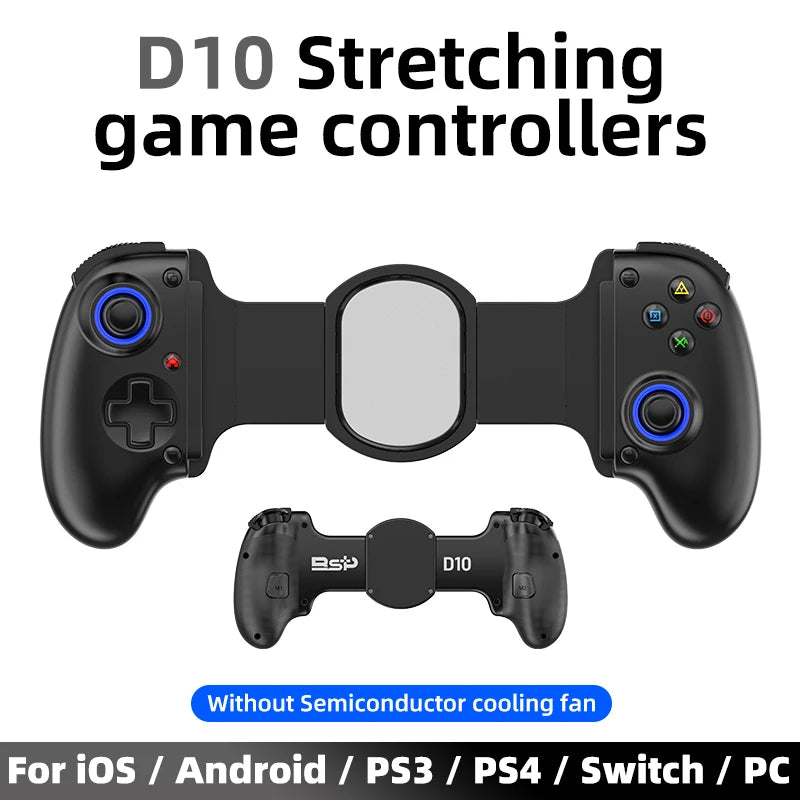 D10/D10S Mobile Game Controller for Android, iOS, Switch, PS4