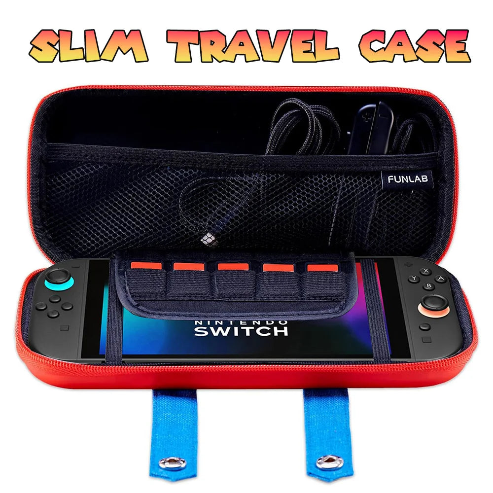 Slim Travel Case for Nintendo Switch 2, Waterproof EVA Hard Shell