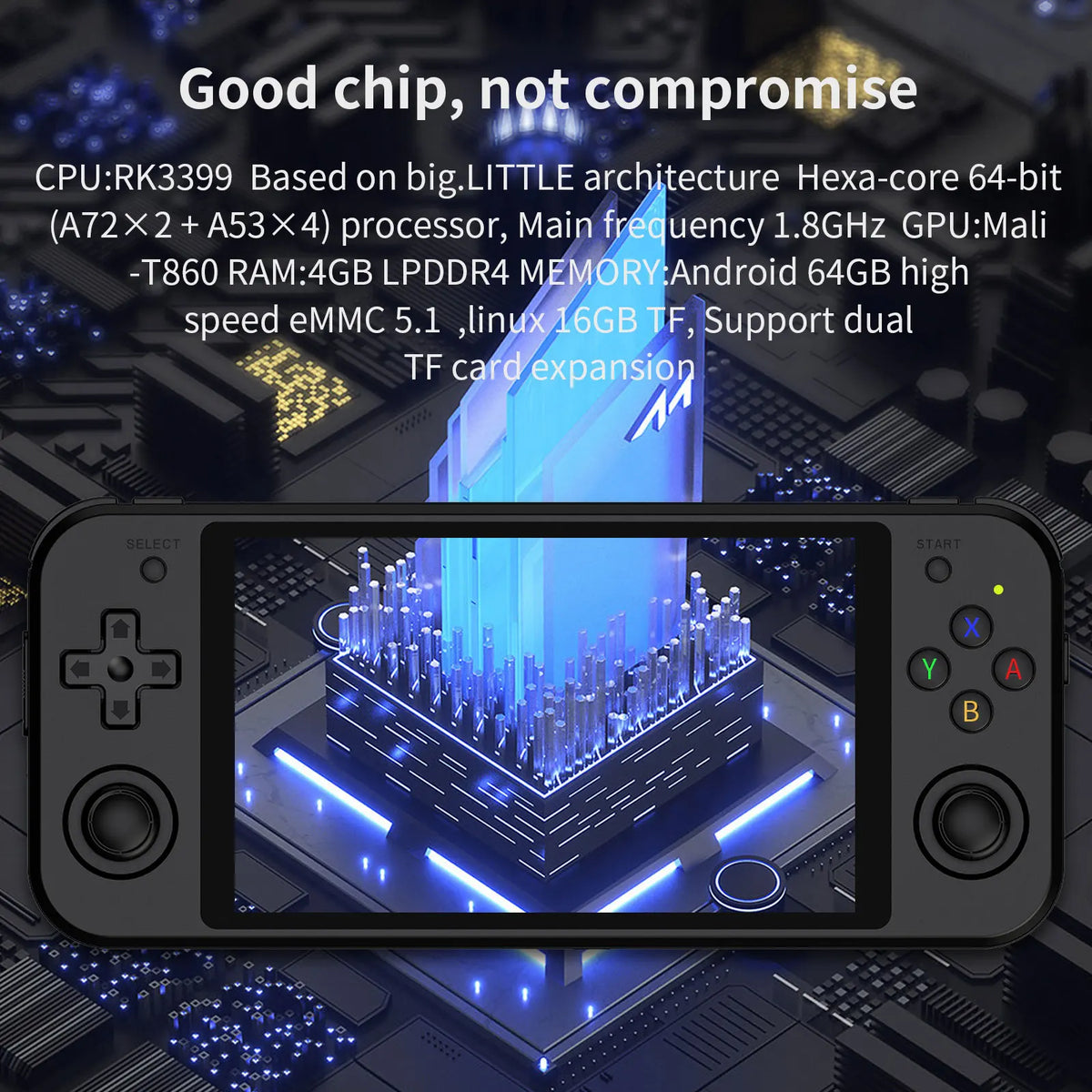 ANBERNIC RG552 Handheld Console, 5.36 Inch IPS, Android Linux