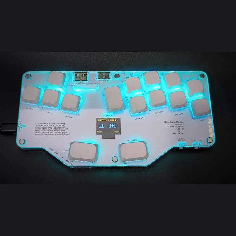 Mixbox One Handed Mechanical Keyboard, Hot Swap RGB Wired