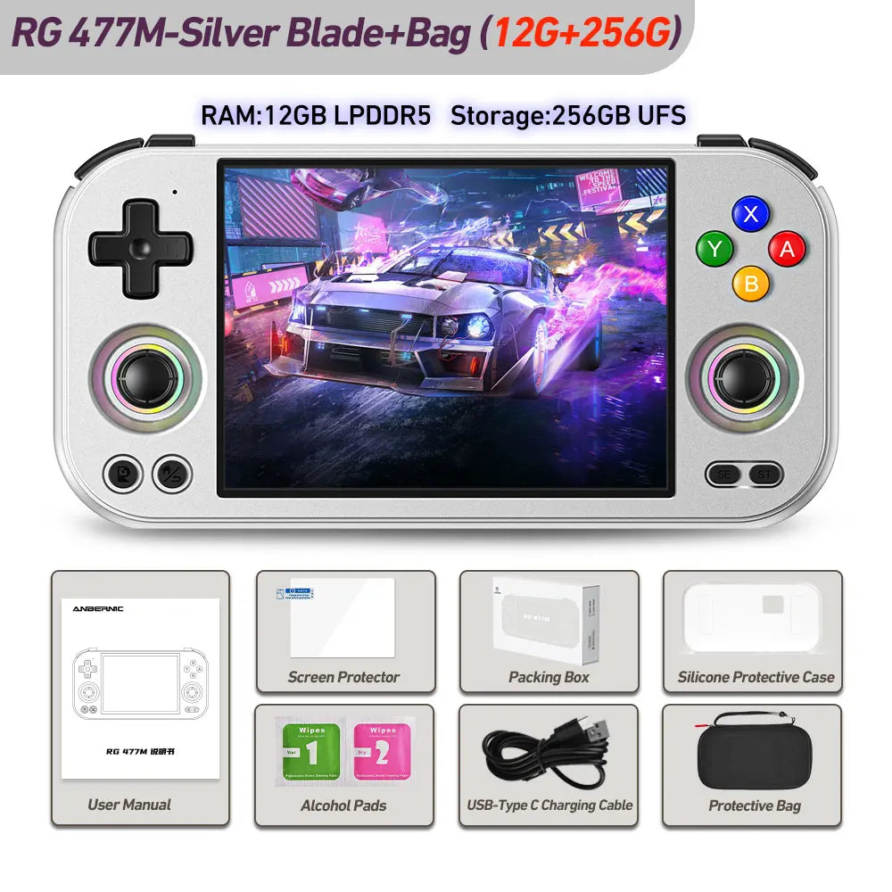 Anbernic RG 477M Android Handheld, 4.7-inch LTPS, Dimensity 8300