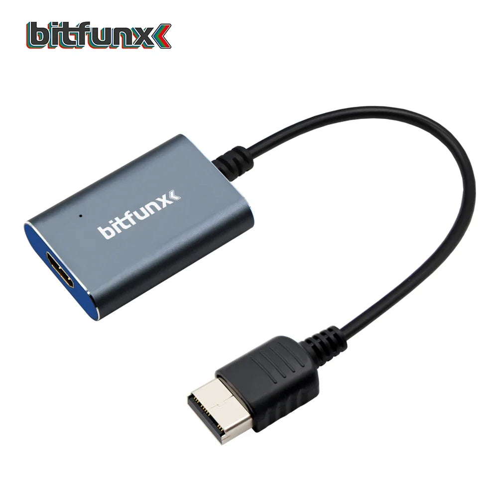BitFunx HDMI-Compatible Video Game Adapter For SEGA Dreamcast Game Console Support Display Modes NTSC 480i/480p PAL 576i