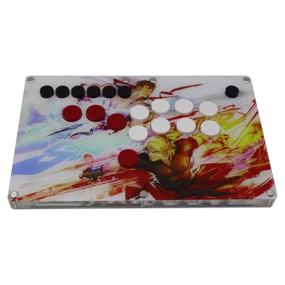Arcade Fight Stick All Buttons Hitbox Style Fighting Game Console Joystick Game Controller For PC Buttons OBSF-24 30 Sanwa