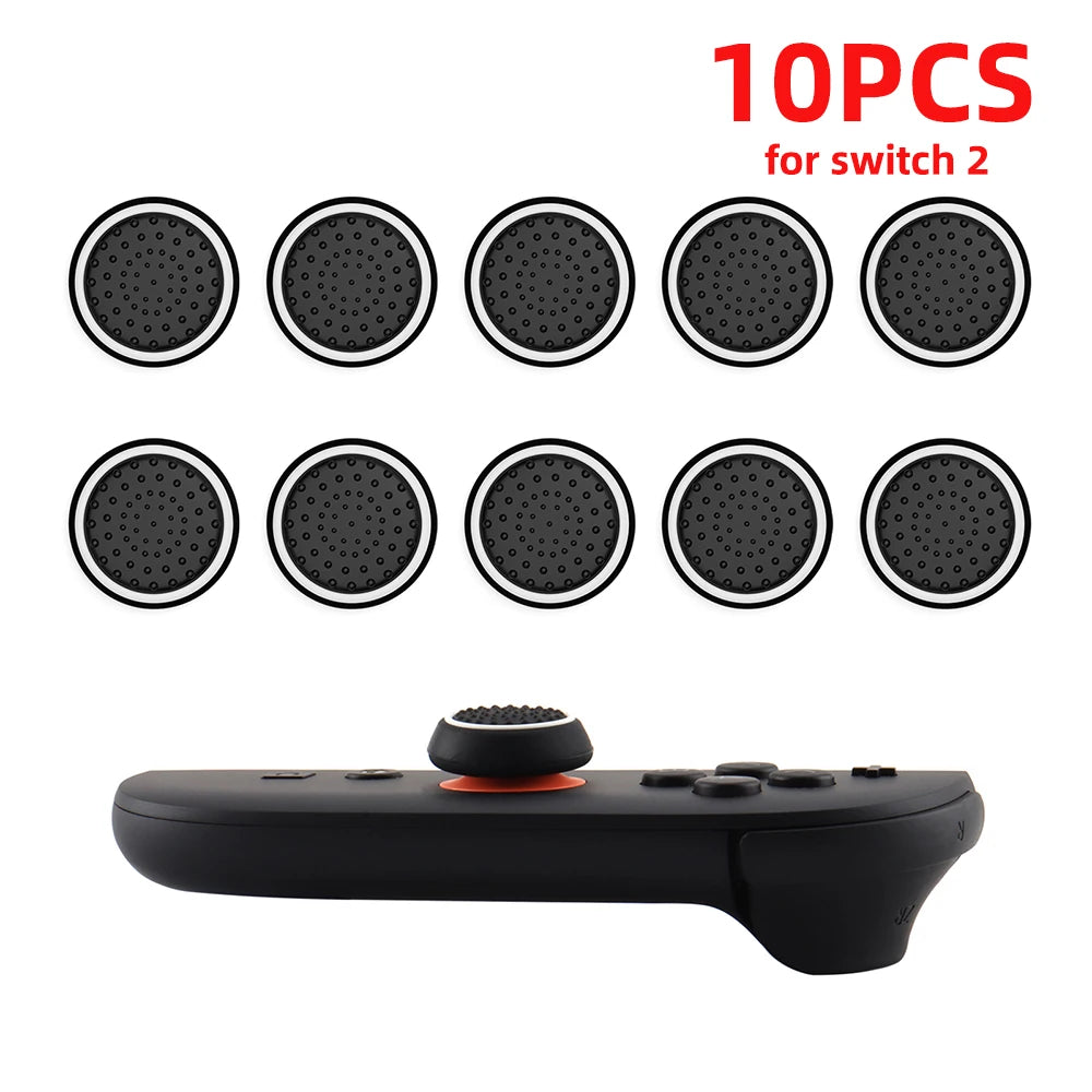 10PCS ThumbSticks Grips Caps for Nintendo Switch 2 JoyCon 2 Silicone Luminous Joystick Caps Thumb Stick Cover Accessory Parts