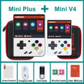 MIYOO Mini Plus + V4 Combination Portable Retro Handheld Game Console 3.5/2.8''IPS Screen Classic Video Game Console Gaming Gift