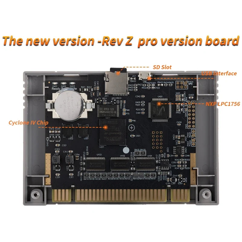 FXPAK Pro 5000 in 1 Game Card for SNES, Rev. Z, 16G Card