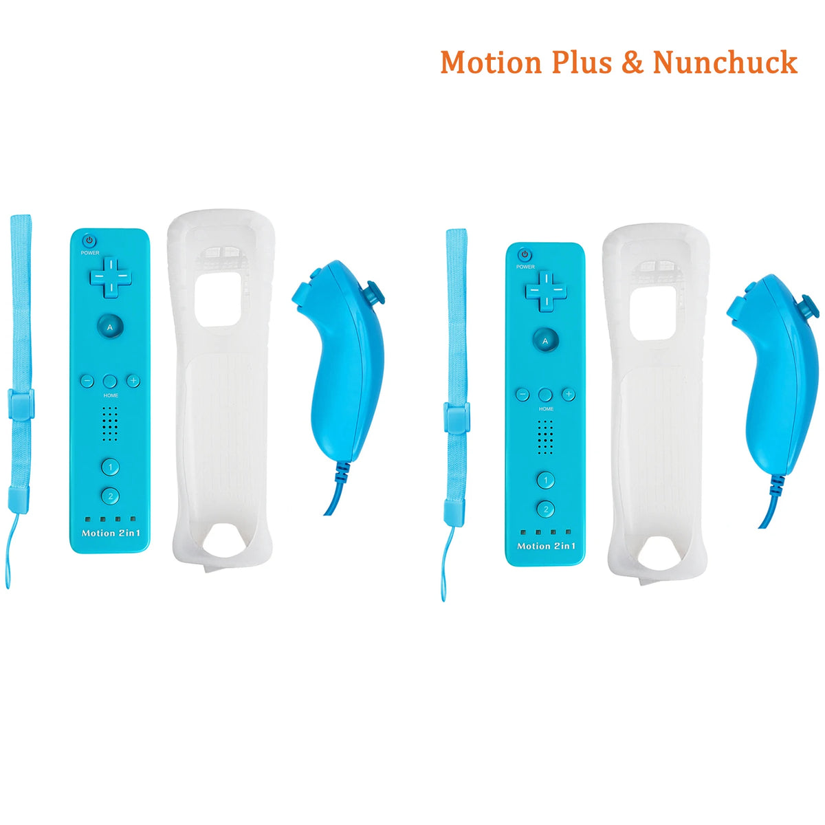 Compatible with Nintendo Wii & Wii U Game Gamepads Nunchuck Controller Joystick Gamepad Replacement for wii Nunchuck Controller