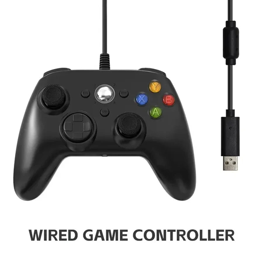 Wireless & Wired Controller for Xbox 360 & PC, Gamepad Joystick