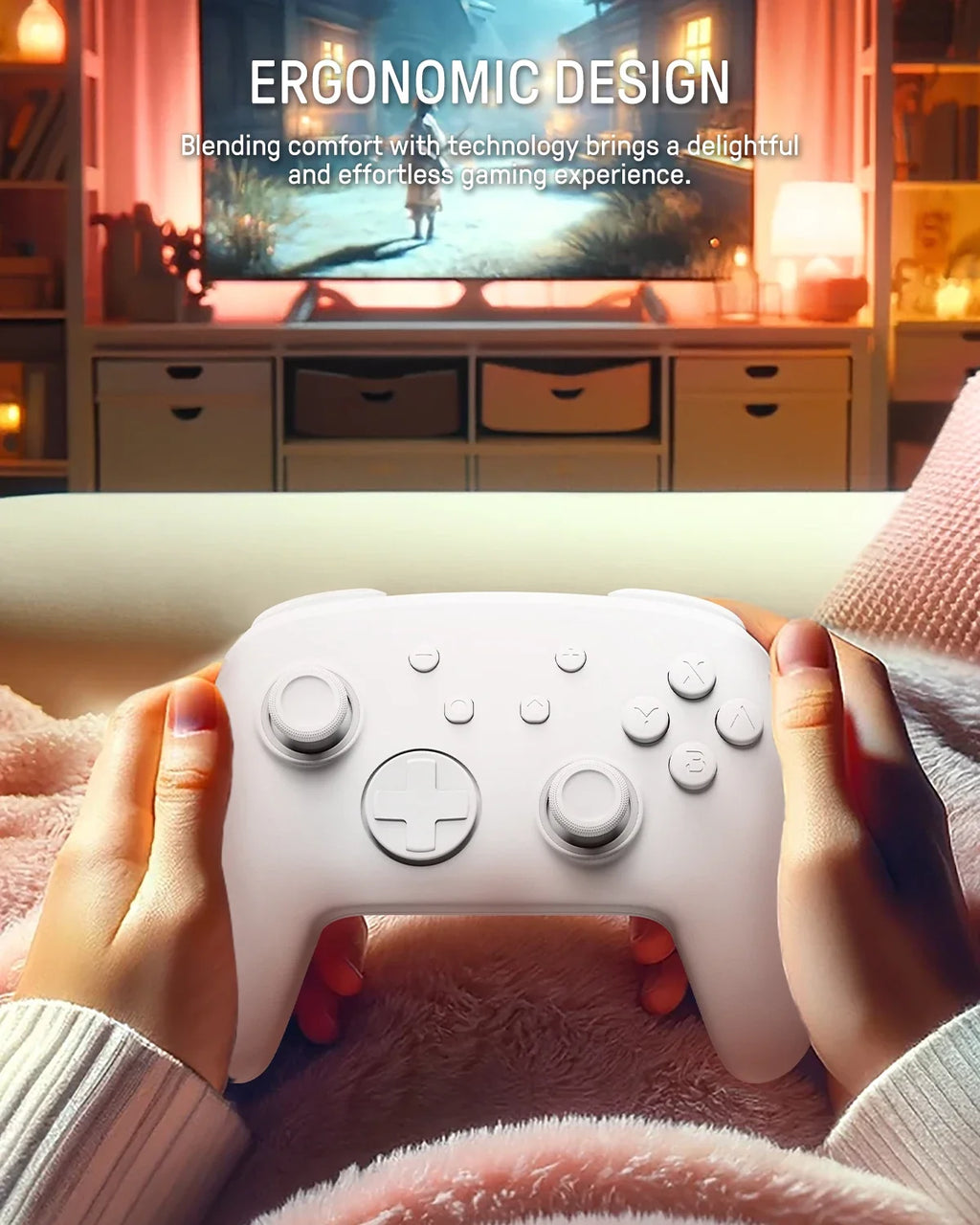 FUNLAB Luminous Pro Controller for Nintendo Switch, 7 LED Colors