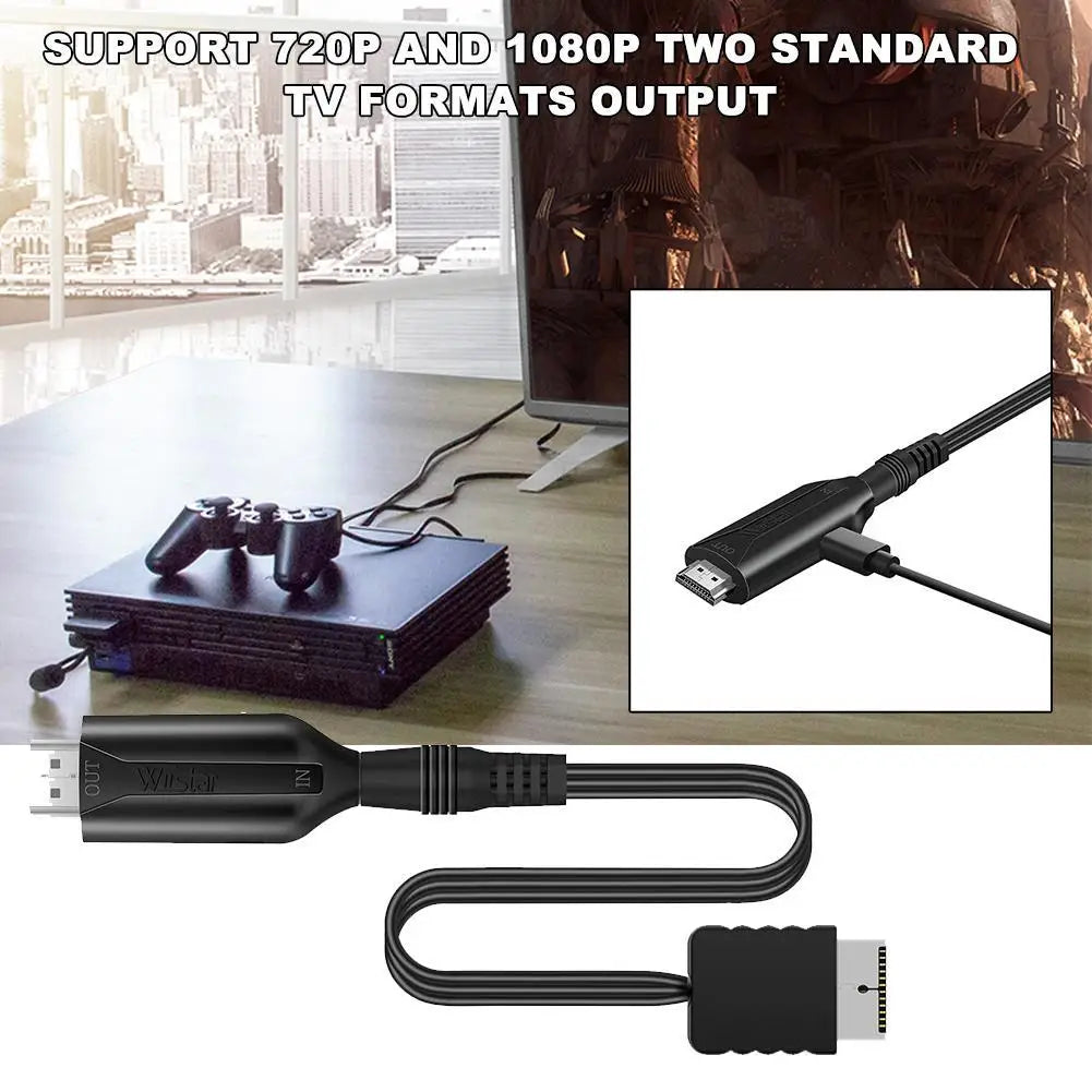 N64 To HDMI For GameCube SNES N64 To HDMI Converter Cable For N64 GameCube Plug and Play for PS2 to HDMI Converter Adapter
