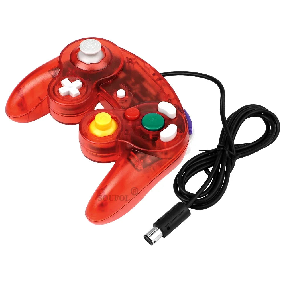 GameCube Transparent Wired Controller Gamepad, 1.5M Cable