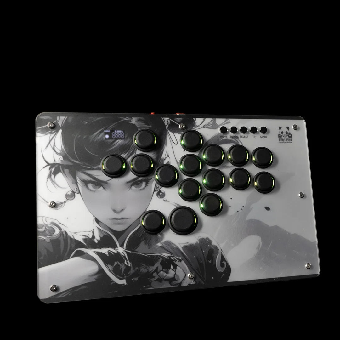 Panda Hitbox Deluxe Custom Panel Fighting Game Joystick Controller Arcade Fighting Stick For PS4/PS3/PC/Switch ゲームコントローラー