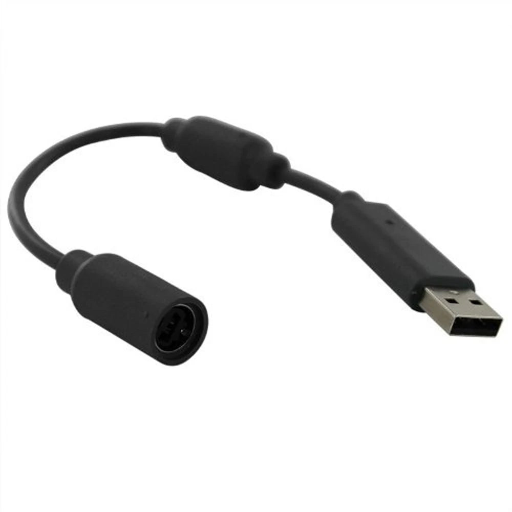 USB Breakaway Cable For Xbox 360 Game Controller Break off Cable Cord Adapter With Filter