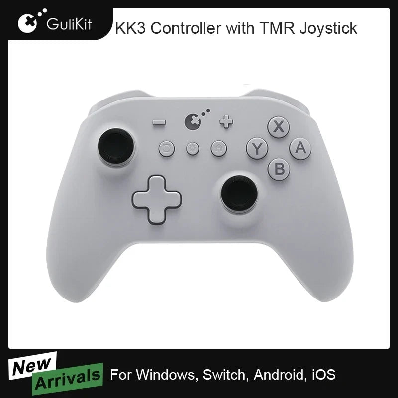 GuliKit KK3 Wireless Controller, TMR Joysticks, Hall Triggers