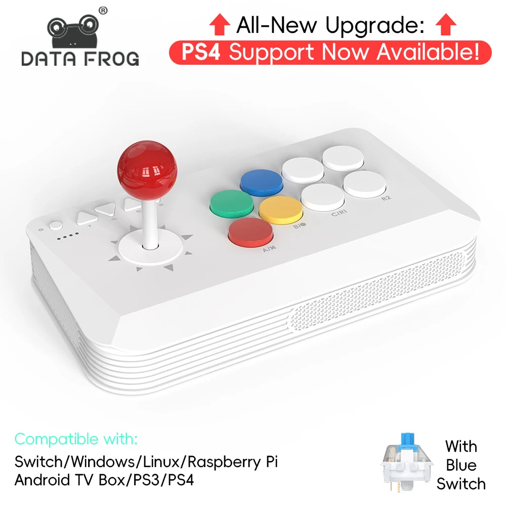 DATA FROG Y5A/Y3A MAX Wireless Arcade Fight Stick for Switch/PC