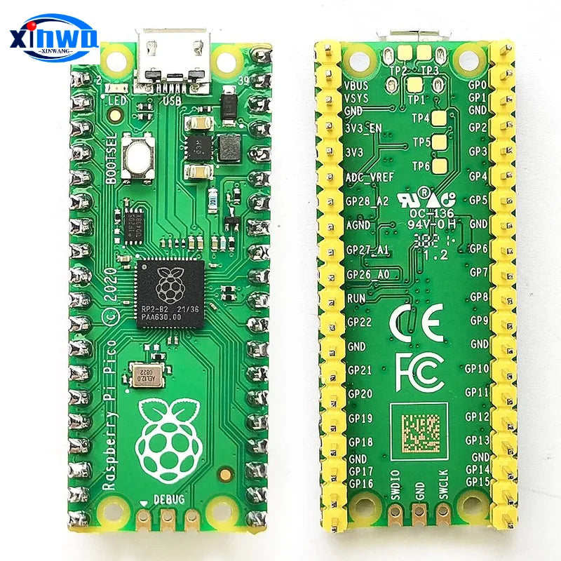 Raspberry Pi Dual Core Rp2040 Pico USB Development Board Module Hitbox Controller Zero Delay Sanwa Arcade Diy With Button Cable