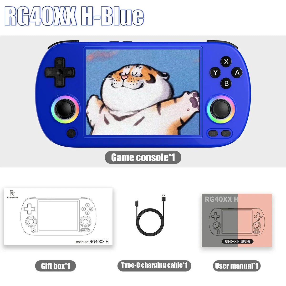 ANBERNIC RG40XX H Retro Handheld Console 4-Inch IPS Linux