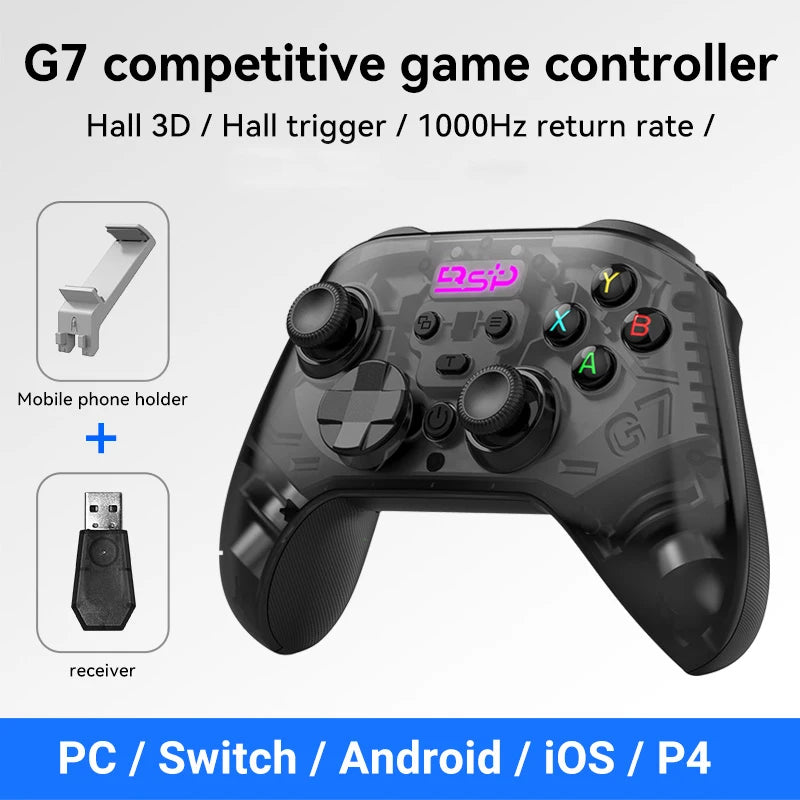 G7 Hall Effect Mobile Game Controller for Switch Android iOS PC