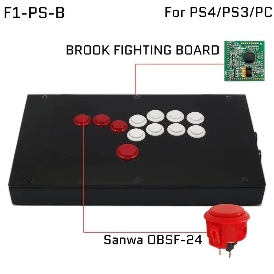 FightBox Fighting Board UP5 Hitbox Fight Stick for PS5/PS4/PC
