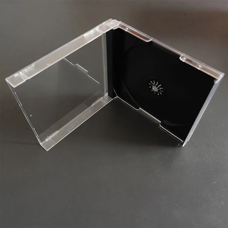 1PC For PS1 PlayStation 1 High Quality Game Disc Storage Shell Cover Transparent Plastic Single Disc Storage Bracket Box Case