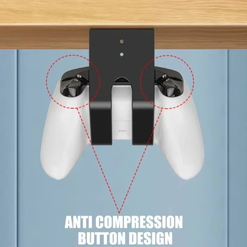 Gamepad Headphone Wall Mount Holder 2/4 PCS For Xbox PS5 Switch Controller Bracket Stand Desktop Universal Gaming Mini Use Pro